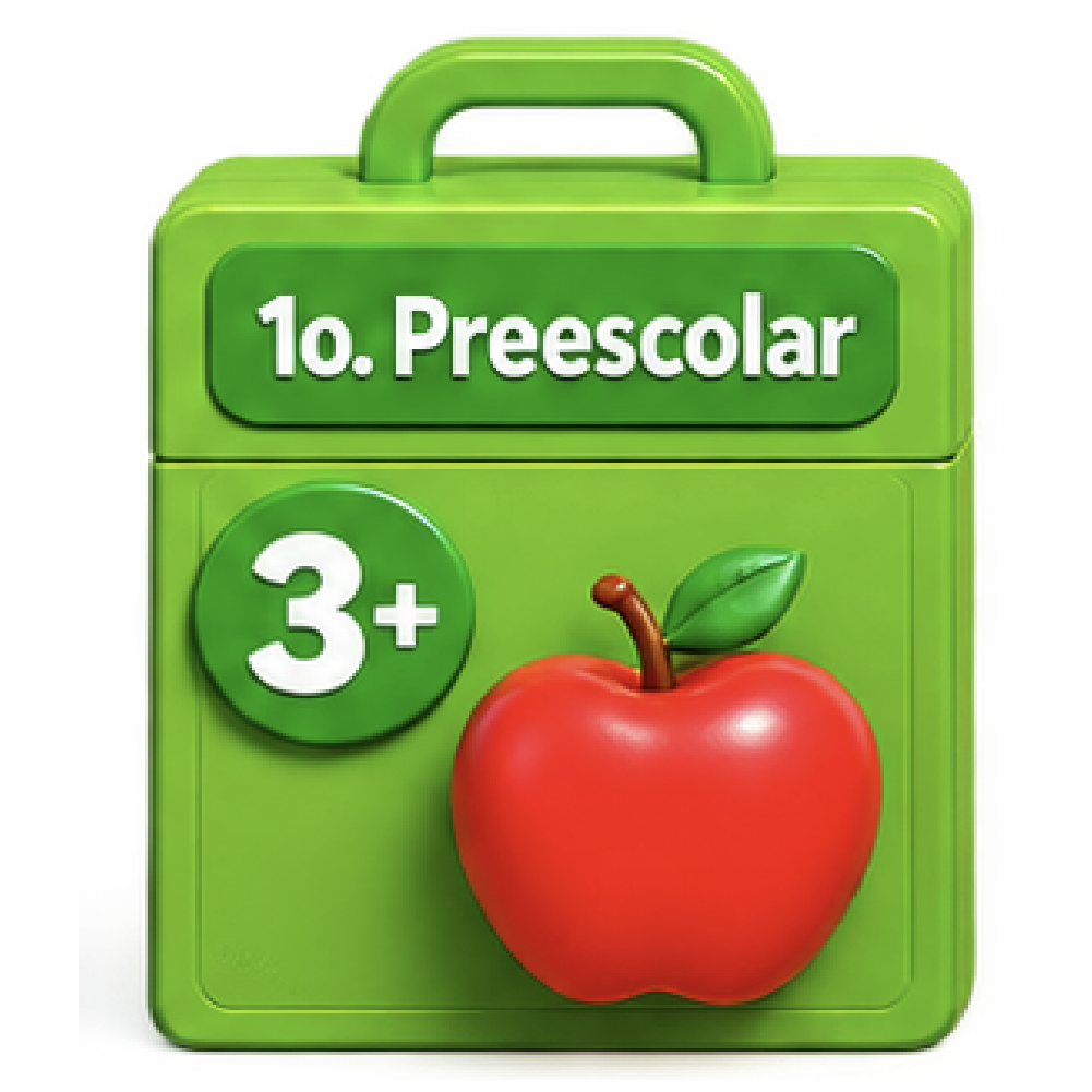 Paquete 1 para Niños de Preescolar 1 o Edades de 3+