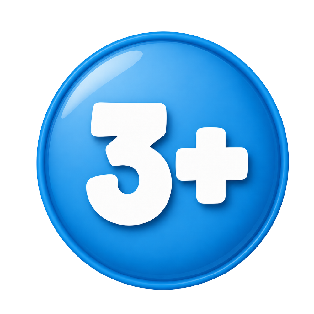 3+ Años