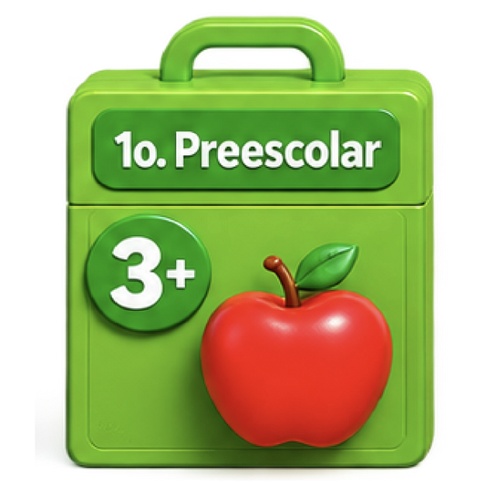 Paquete 1 para Niños de Preescolar 1 o Edades de 3+