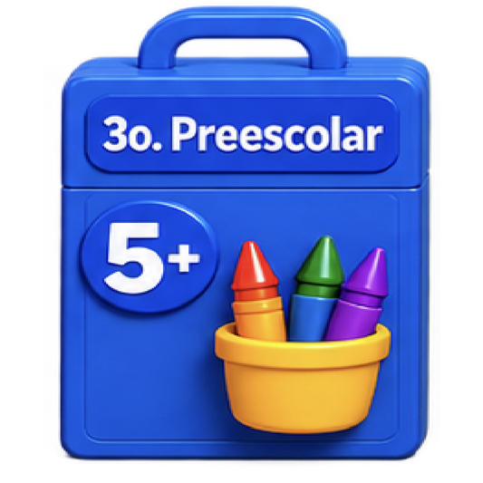 Paquete 3 para Niños de Preescolar 3 o Edades de 5+