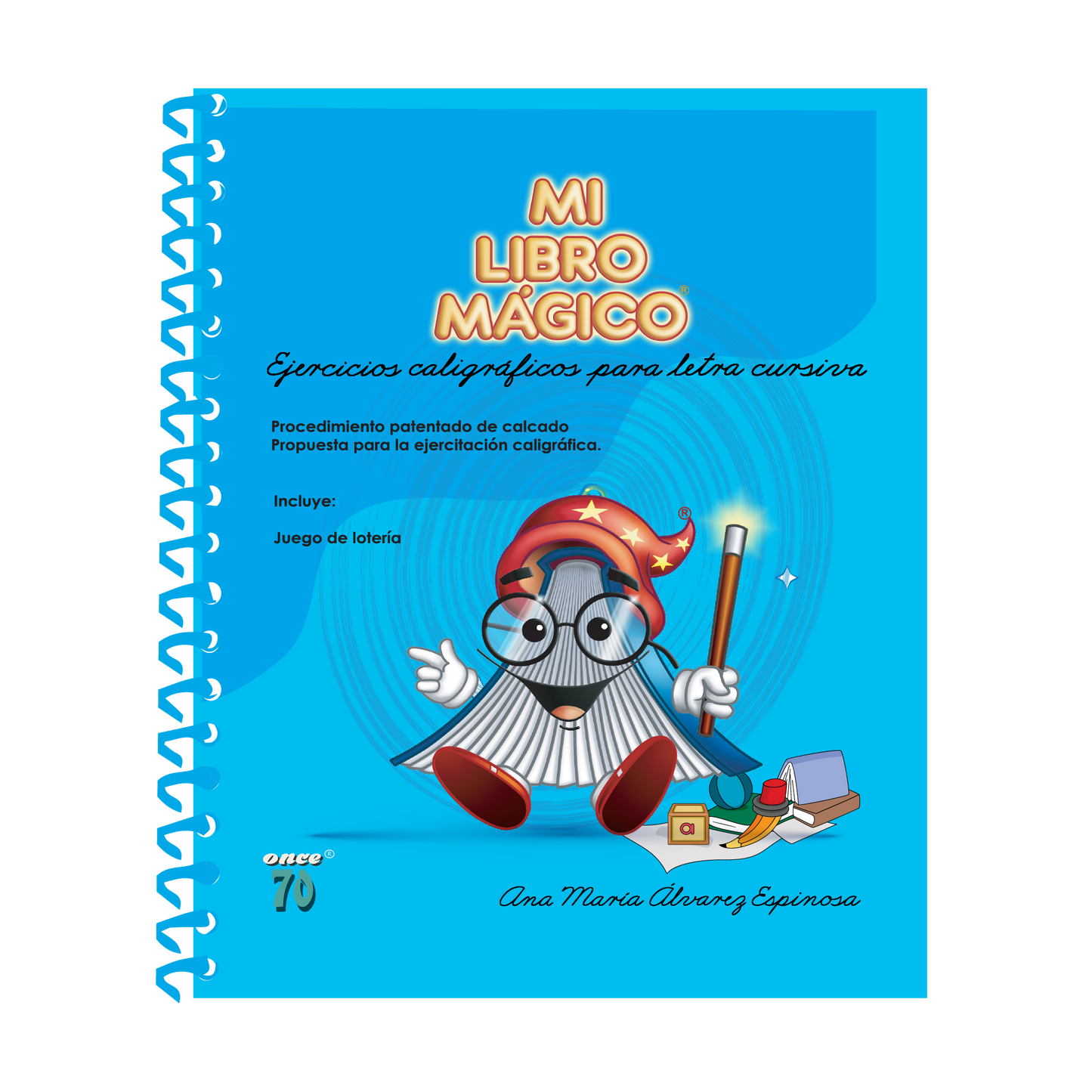 Libro de Ejercicios Caligráficos para Cursiva - Mi Libro Mágico