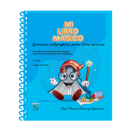 Libro de Ejercicios Caligráficos para Cursiva - Mi Libro Mágico