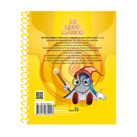 Libro de Ejercicios Caligráficos para Script - Mi Libro Mágico