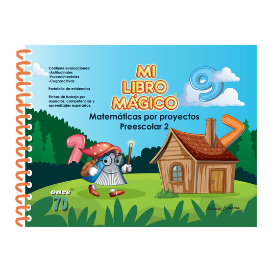 Libro de Matemáticas por Proyectos 2 - Mi Libro Mágico