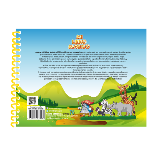 Libro de Matemáticas por Proyectos 3 - Mi Libro Mágico