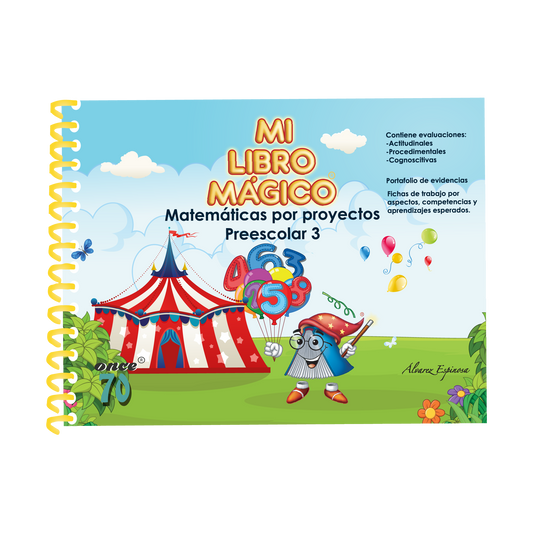 Libro de Matemáticas por Proyectos 3 - Mi Libro Mágico
